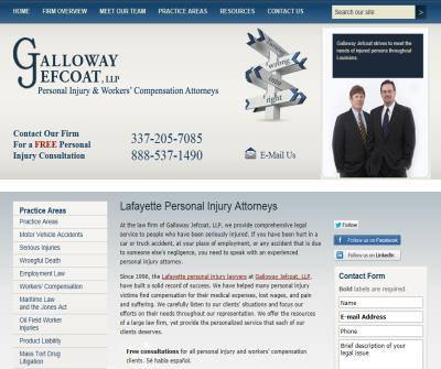 Galloway & Jefcoat, LLP, Robert M. Martina