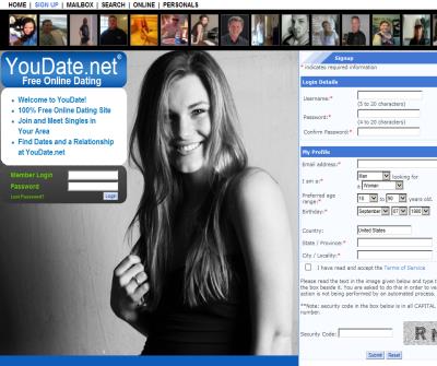 YouDate.net Free Dating Site, Free Dating Online