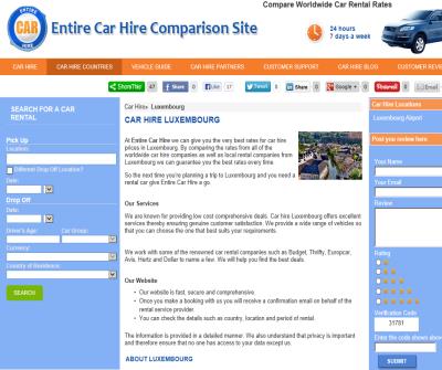Luxembourg Car Hire | Compare Car Rental in Luxembourg with Entire Car Hire