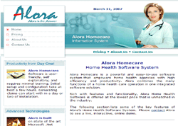 Alora Home Health Software