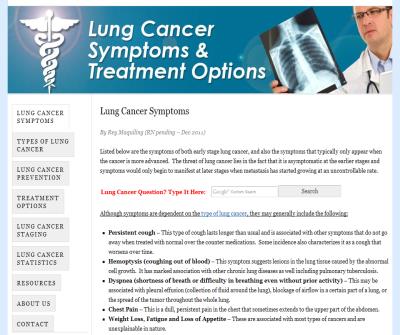 Lung Cancer Symptoms