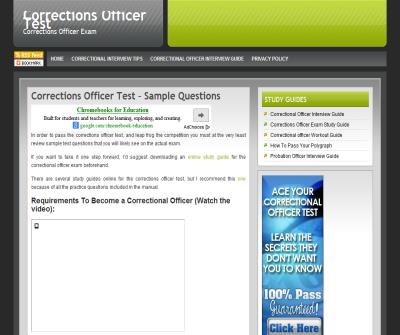 Corrections Officer Test | Corrections Officer Tests | Corrections Officer Exam Tips