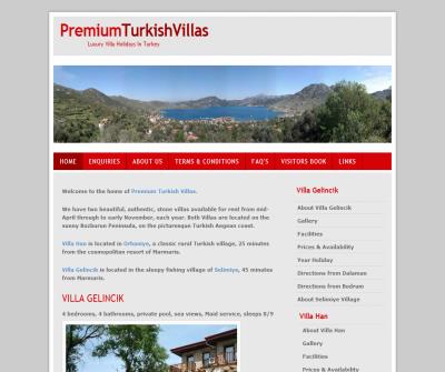 Villa Gelincik - Luxury villa rental in Turkey, private pool, 4 bedrooms, sea views, sleeps 8