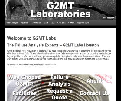 G2MT Labs - Houston Metallurgical Testing Laboratories