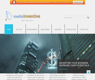 Need a Website! Then Call US! Media Inventive is your Media Solution!