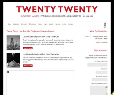 Twenty Twenty Law Limited