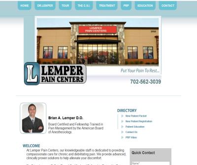 Lemper Pain Centers | Dr. Brian Lemper, DO