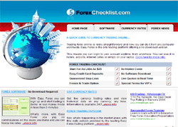 Forex Checklist