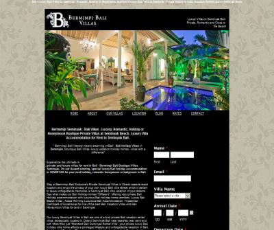 Bali Luxury: Villa in Seminyak Close to the Beach: Private and Romantic