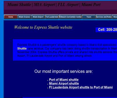 Transportation in Miami| Express Shuttle
