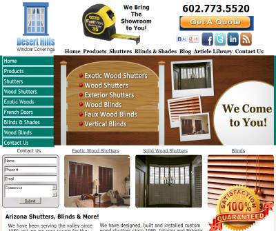 Arizona Shutters, Blinds & More 