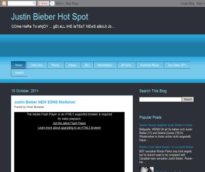 Justin Bieber Hot Spot