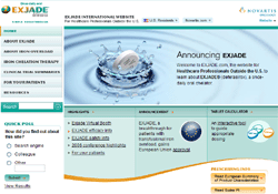 Exjade  - Iron Overload Oral Chelator