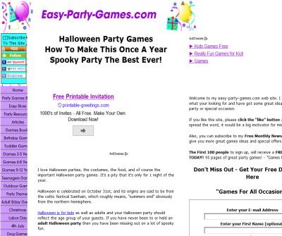 Halloween Party Games