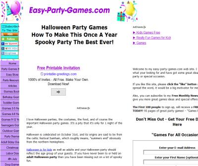 Halloween Party Games