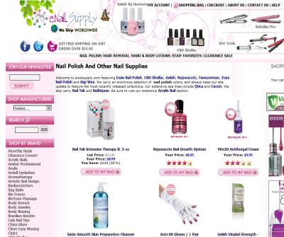 Enailsupply online shopping|Essie Nail Polish|Nail Tek|Gigi Wax|Rejuvacote