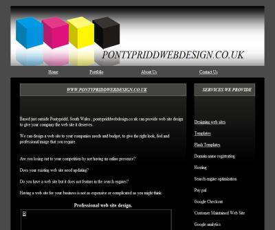  Web site designer,Pontypridd, South Wales