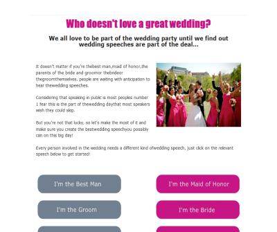 Wedding Speeches