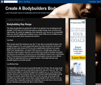 Create A Bodybuilders Body
