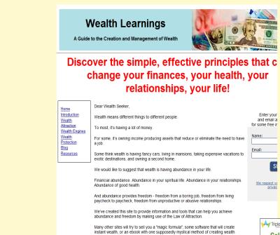 Wealth Learnings