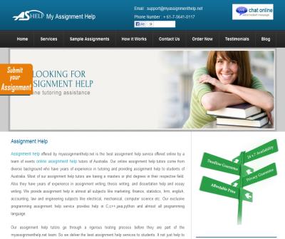 My Assignment Help, Assignment Writing Service