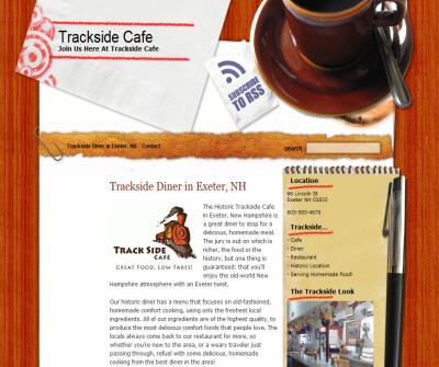Trackside Diner in Exeter NH