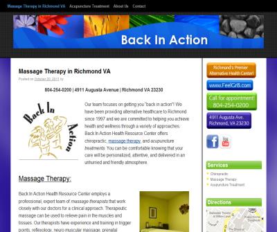 Massage Therapy in Richmond, VA