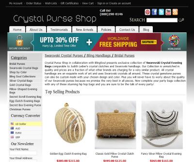 Swarovski Crystal Evening Bags and Party Purses