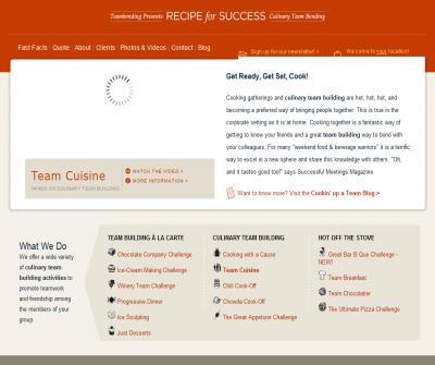 Corporate Team Building - Recipe For Success
