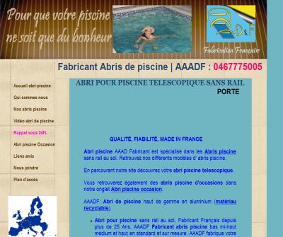 abris piscine AAAD Fabricant abri de piscine 34