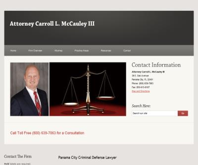 Attorney Carroll L. McCauley III
