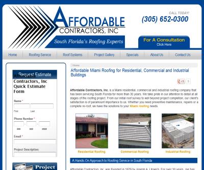 Affordable Contractors Inc.