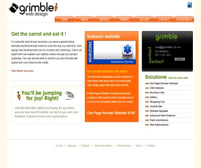 Website Services Web Design and Development Web Designer Christchurch New Zealand Grimble

