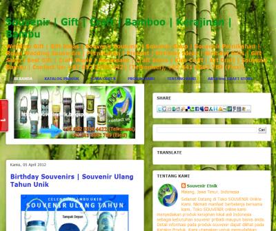 Souvenir | Gift | Craft | Bamboo | Kerajinan | Bambu