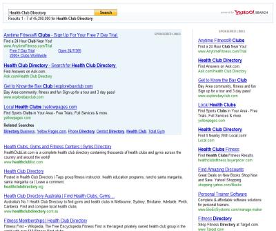 Personal Trainer - Health Club Directory