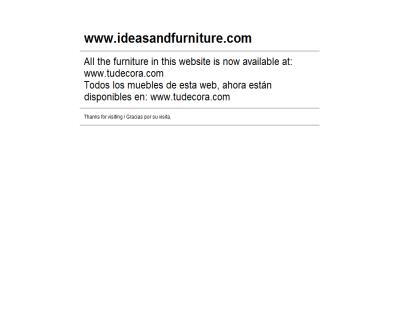 ideasandfurniture.com - Quality furniture made in Spain.