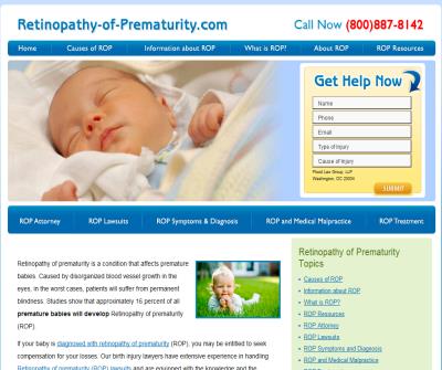 Retinopathy of prematurity 