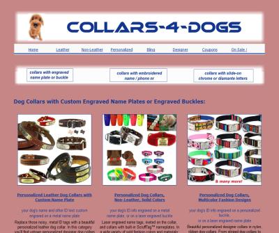 Personalized Dog Collars and Leashes