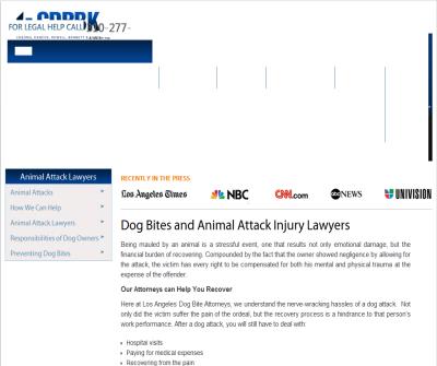 Los Angeles Dog Bite Attorney