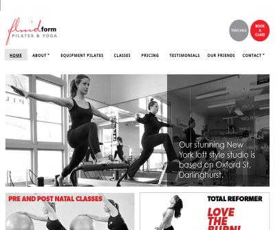 Pilates Sydney - Fluid Form Pilates Studio Sydney