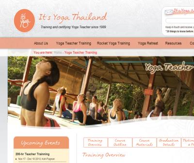 Yoga Teacher Training Thailand