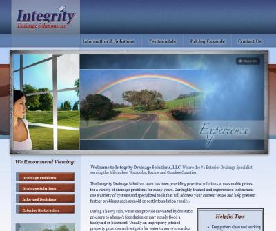 Integrity Drainage Solutions, LLC. Exterior Drainage/Grading