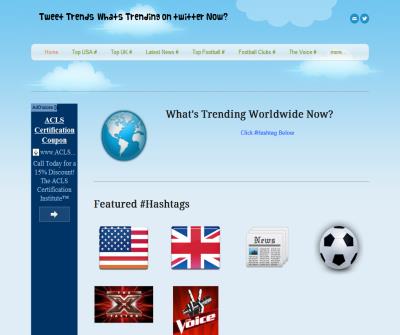 TweetTrends.co.uk the home of twitter trends