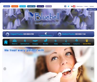 Bluebell Dental Practice in Chigwell, Essex and Stratford,       London