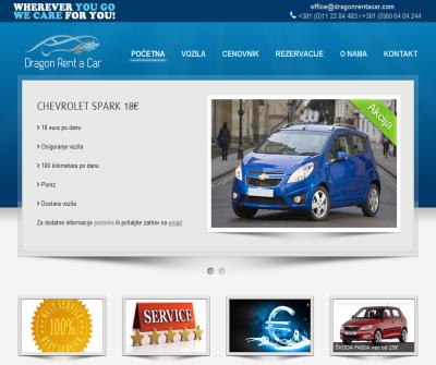 Dragon Rent a Car Beograd, Iznajmljivanje vozila Beograd