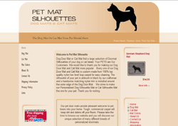 Pet Mat Silhouette