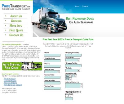 Car Transport Rates