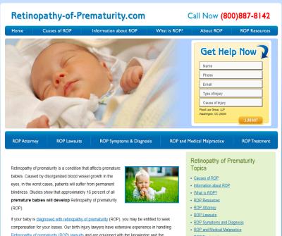 Retinopathy of prematurity