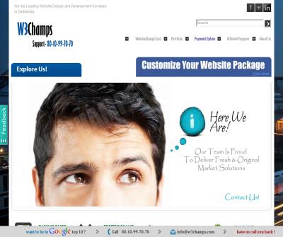 Website Design @ Rs.250/pm- only