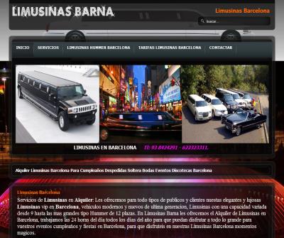 Limusinas Barcelona alquiler hummer bcn.